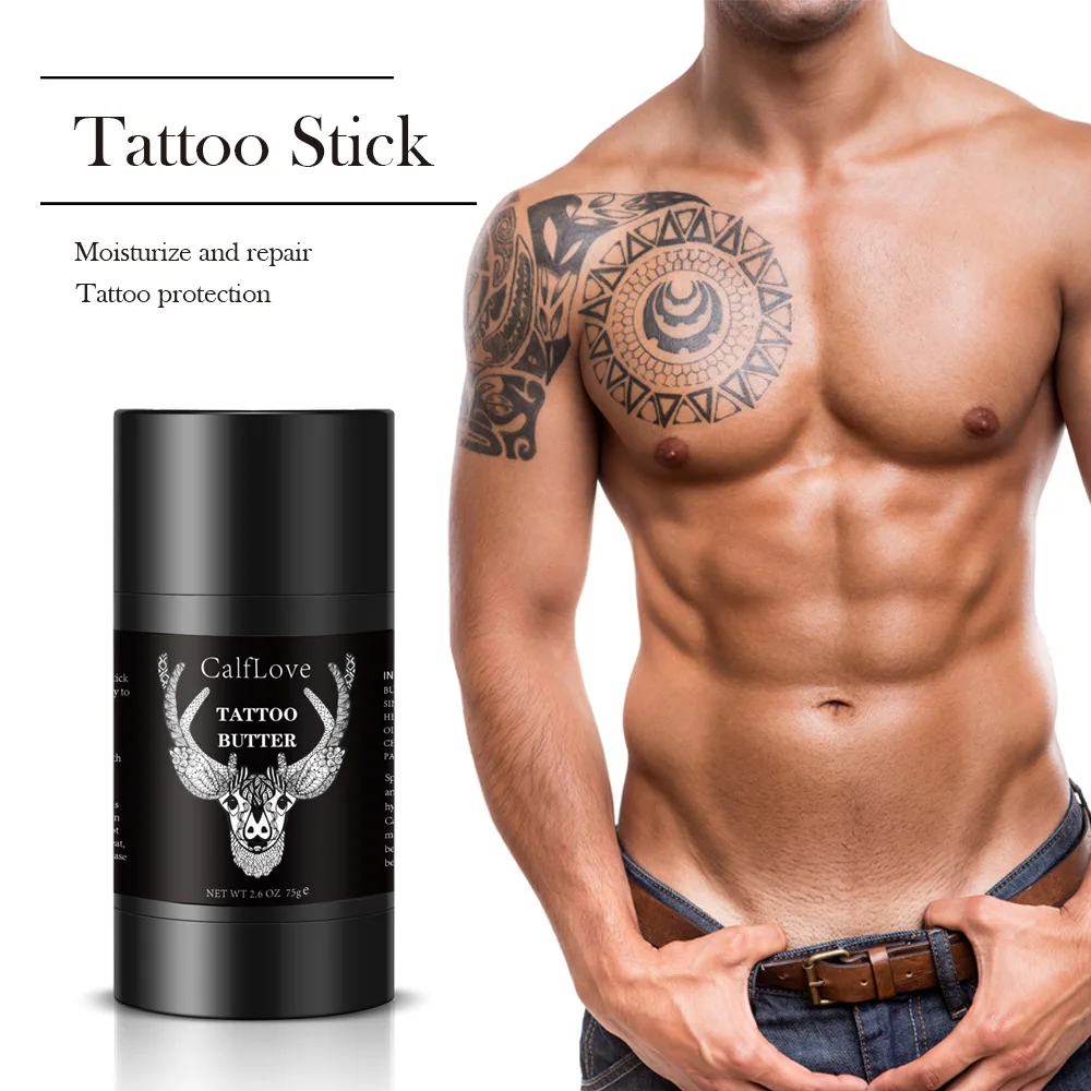 

oem Healing Recovery Tattoo Cream Aftercare Tattoo Butter Cream Matte Roll on Cosmetic Tube Tattoo Balm Stick