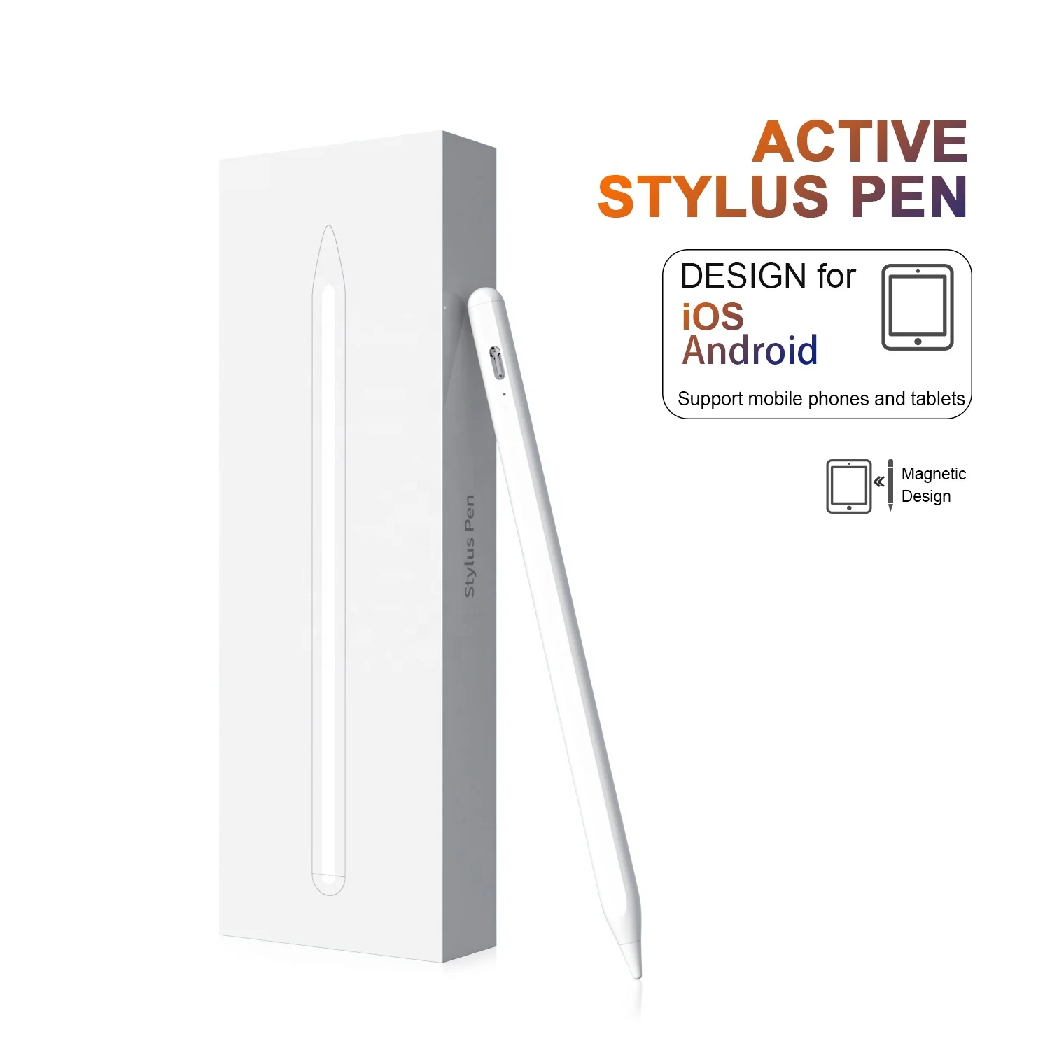 

wholesale Active stylus pen for Windows and IOS smart pen for Apple Huawei Samsung Xiaomi phones and tablets touch screen pen