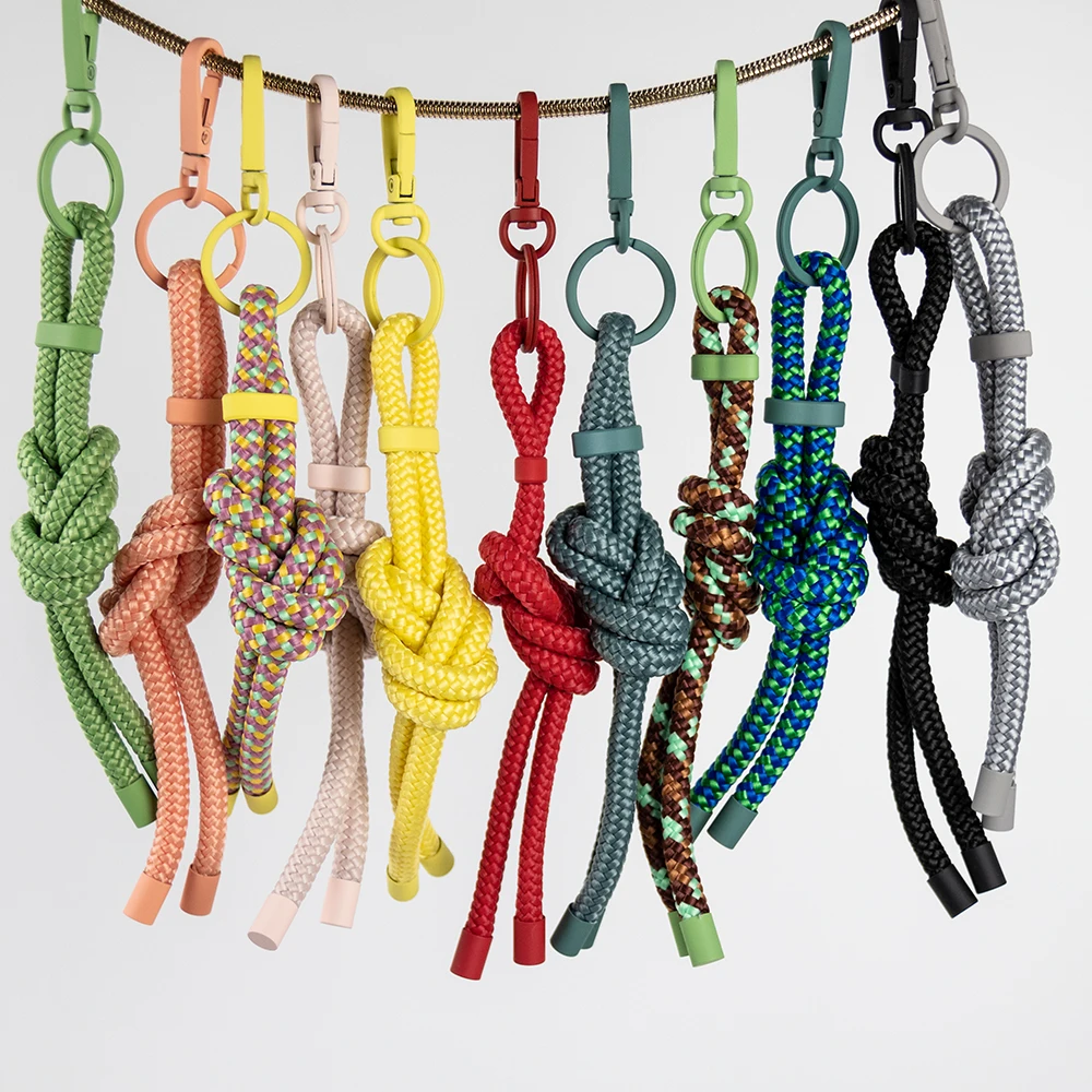 

Multi Color Keychain Holder Safety PP Neck Straps Cellphone Lanyard Straps For key