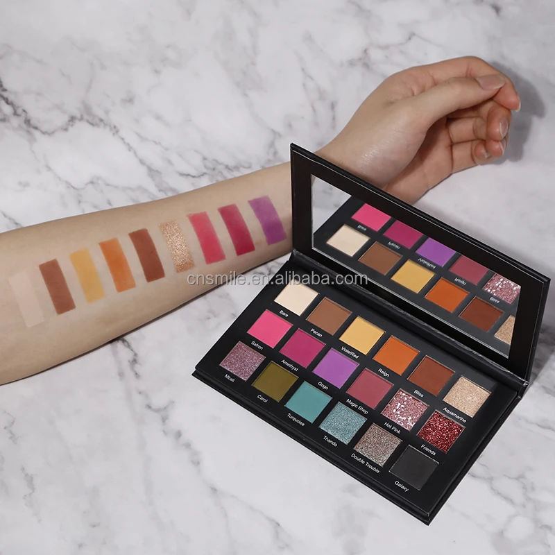 

L69 2021 New Cosmetics 18 Color Eyeshadow Palette Oem brand eyeshadow palette