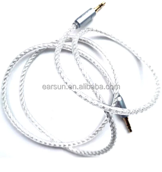 

3.5mm Audio Cable Aux Cord Stereo Hi-Fi Sound Auxiliary Audio Cable for Headphones Car Home Stereos Speakers Tablets and more, White