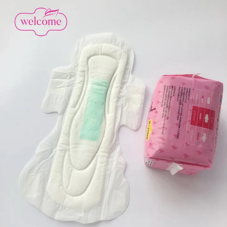 

Me Time Brand Moderate Ultra Thin Pad BPA Free Chlorine Free Sanitary Napkins Mint Sanitary Pads