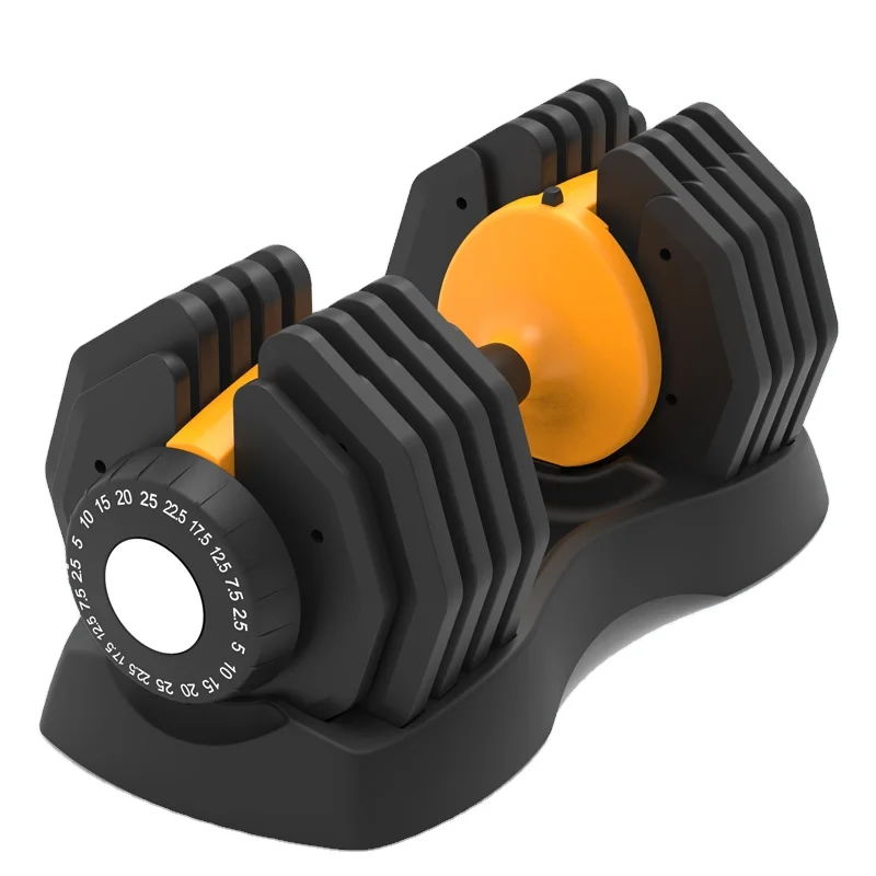 

Real Adjustable Dumbbell Hot Factory Commercial Cast Iron Home Gym Weights 25kg Adjustable Dumbbell, Can be customized