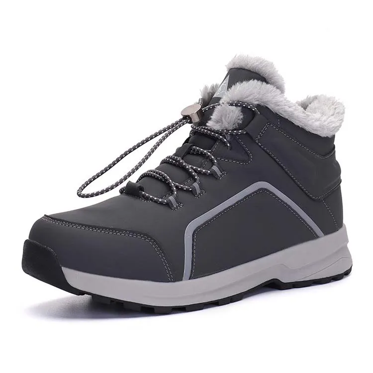 

Customized 2021 winter boots plush warm non-slip men's and women's ankle boots TPR waterproof non-slip cold-proof snow boots