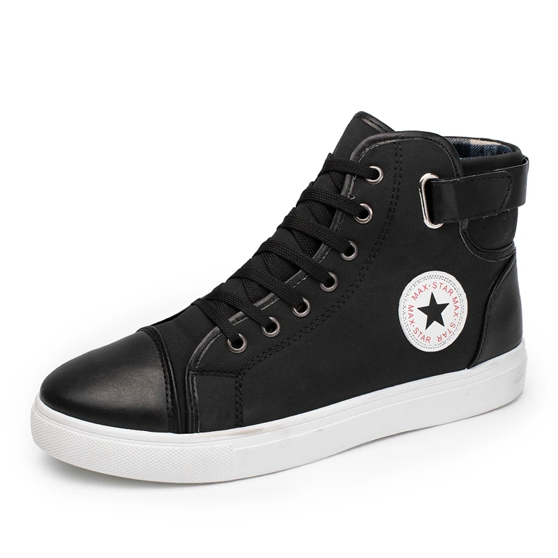 

2021 summer new high-top canvas trend men's shoes versatile casual sports mid-top sneakers