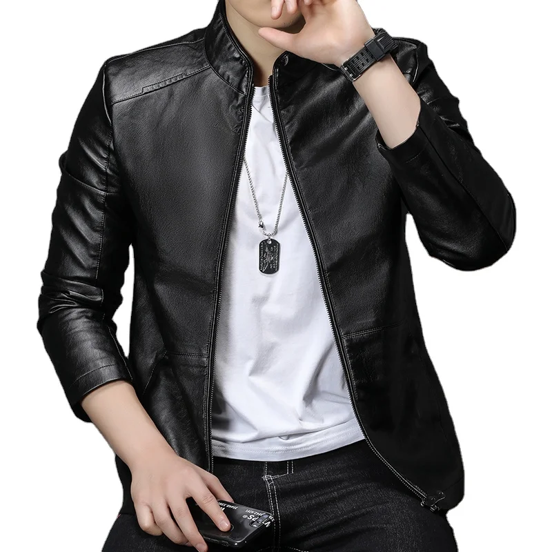 

20202016 latest fashion apparel men's clothing thicken pu leather bomber winter jacket