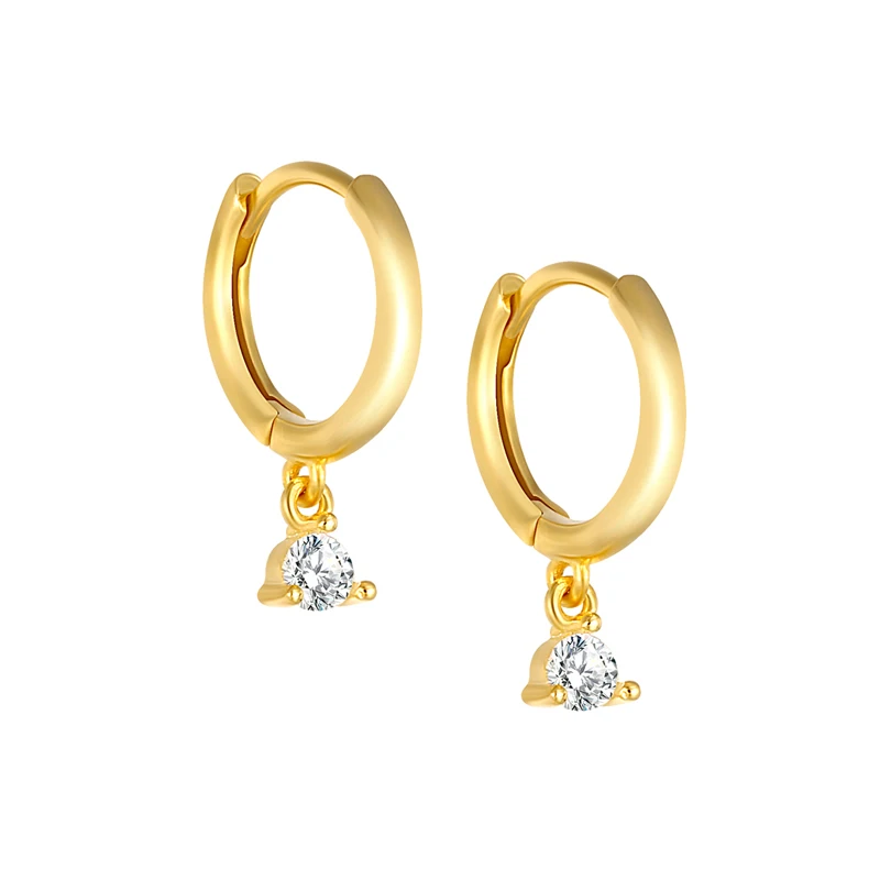 

Valentines gift luxury 18k gold plated fine jewelry beautiful designed water-drop earrings