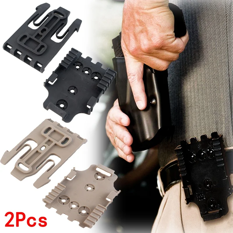 

2 Pcs Quick Release System Kit Fit For Pistol Glock 1911 M9 P226 Pistol Hidden Holster, Black tan