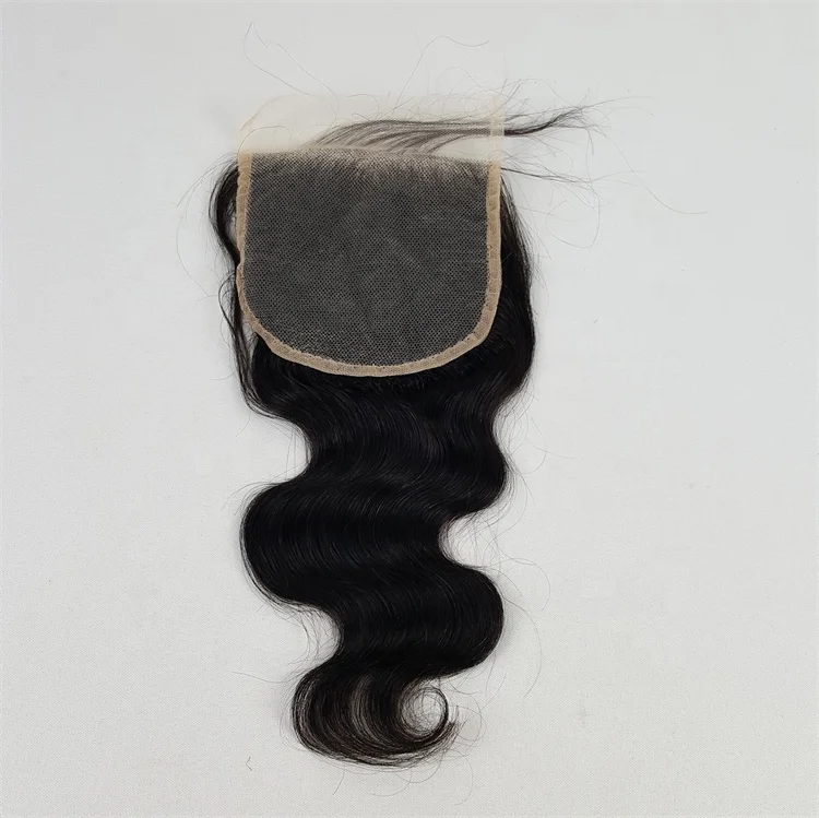 

Highknight Human Virgin Hair 5*5 Transparent Lace Closure With Hair Bundles Body Wave Cuticle Aligned Ear to Ear Lace Closure