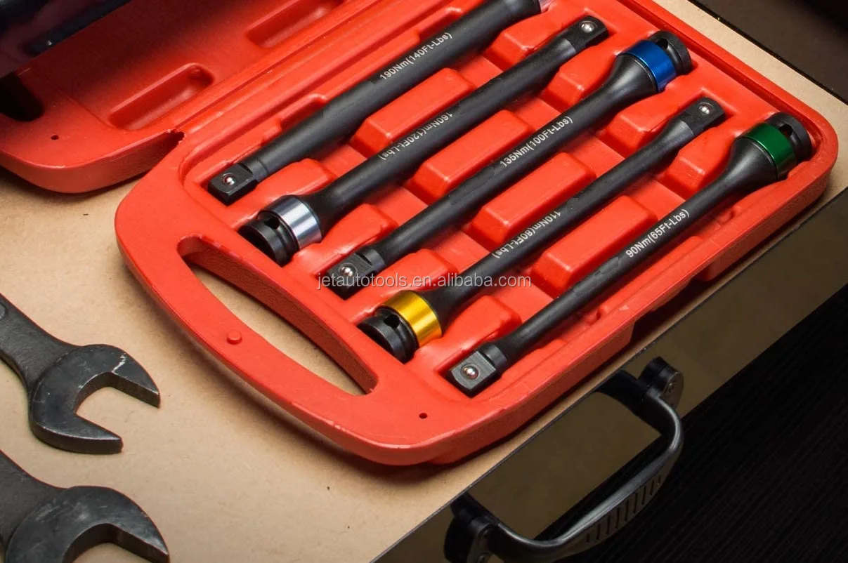 Torque Limiting Extension Bar Set Impact Grade Extension Bars 1/2 In
