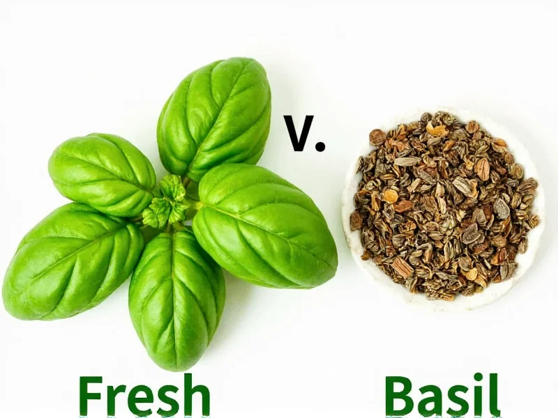 Fresh Basil to Dried Conversion: The 1:3 Ratio Explained