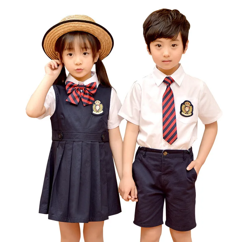 

Sidiou Group Custom High Quality Kids School Shirt Sets Formal Suits School Uniform Design Boys and Girls