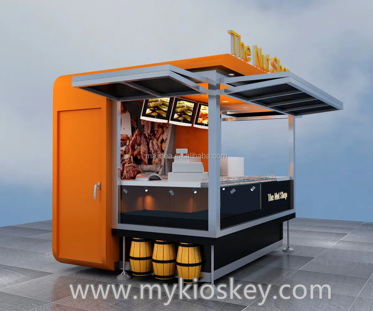 Multifunction Use Modern Street Food Kiosk For Sale,Street Food Kiosk