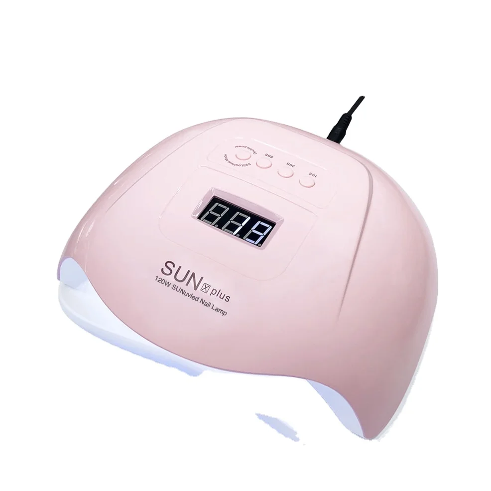 

UV Nail Lamp Dryer 72W LED Lamp Nail dryer Curing Gels Polish 10/30/60S Timing Professional Manicure Lamp With Smart Sensing, White