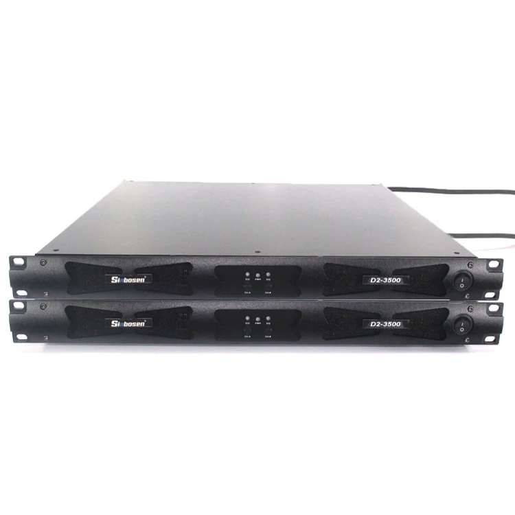 

Sinbosen 2 channels class d power amplifier audio dj sound 2 ohms stable 10000 watt 1u digital amp