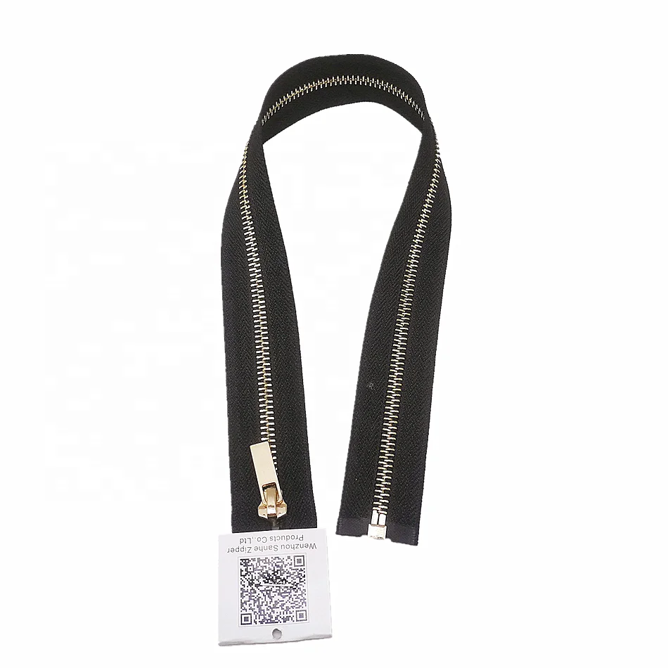 Custom Long Chain Metal Zipper Roll For Tailoring Accessories Endless