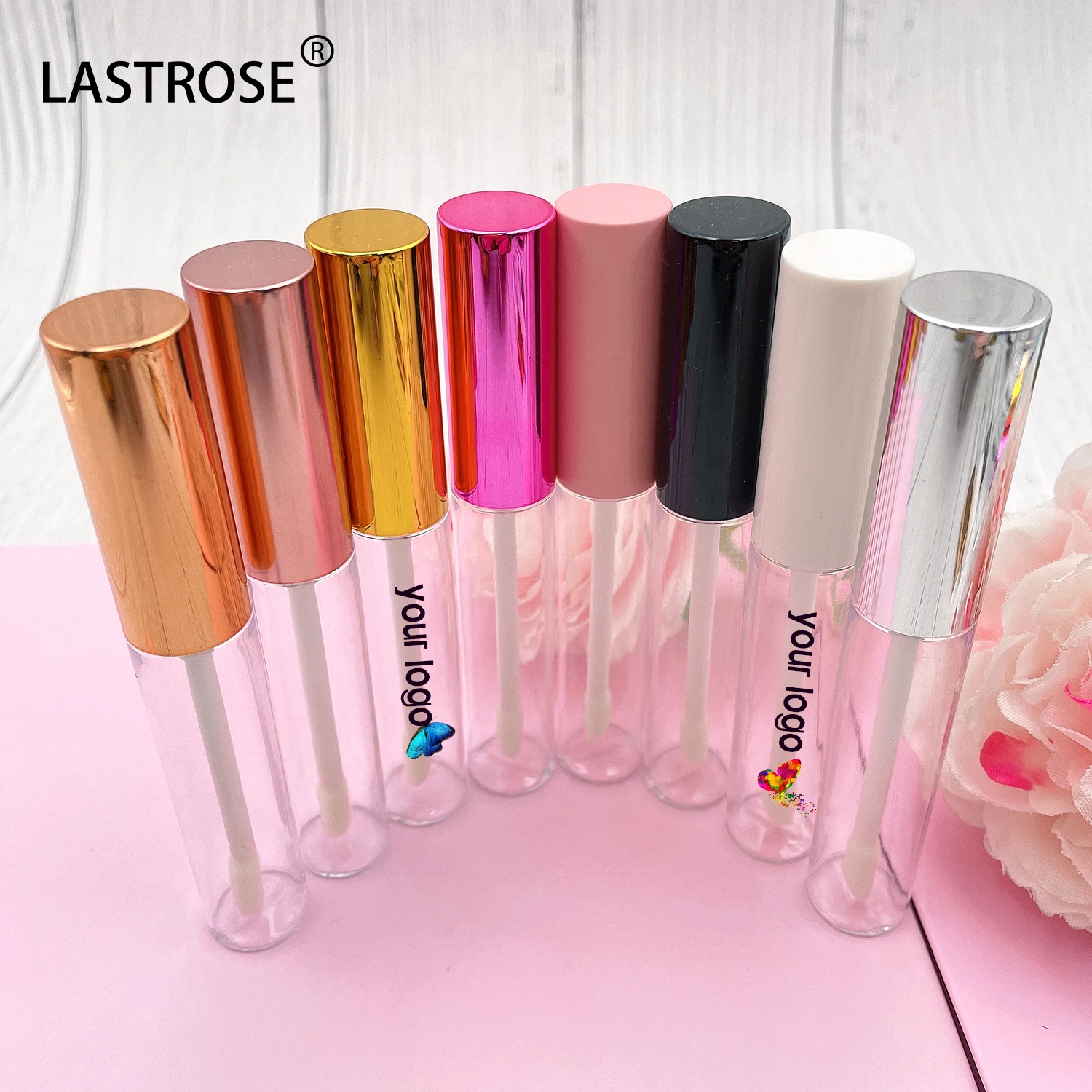 

Hot Selling Lip gloss Container Tube With Wands Custom Logo 10ml Empty Lip Gloss Tube Wholesale 2022 Lip Gloss Packaging, A variety of colors to choose from