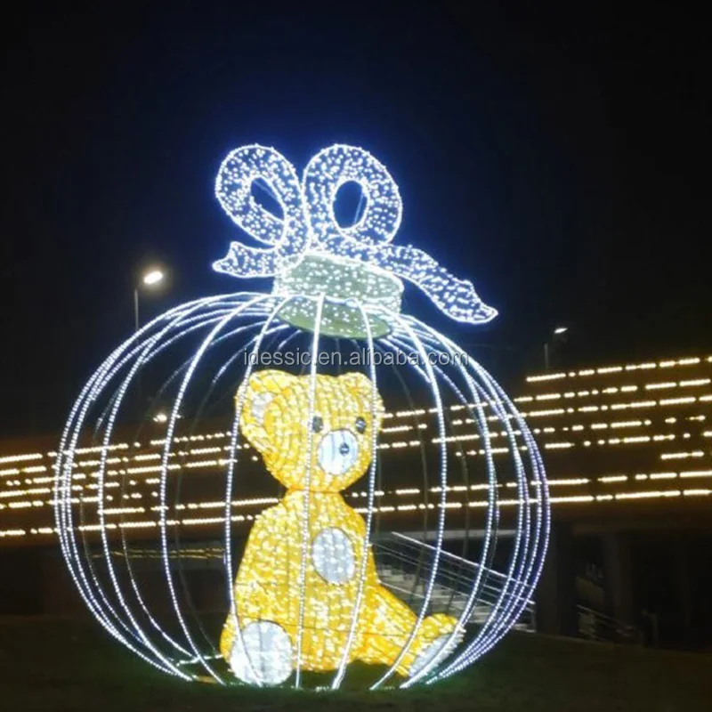 Decoración Navideña Al Aire Libre,Led Iluminado,Blanco Puro,Grandes