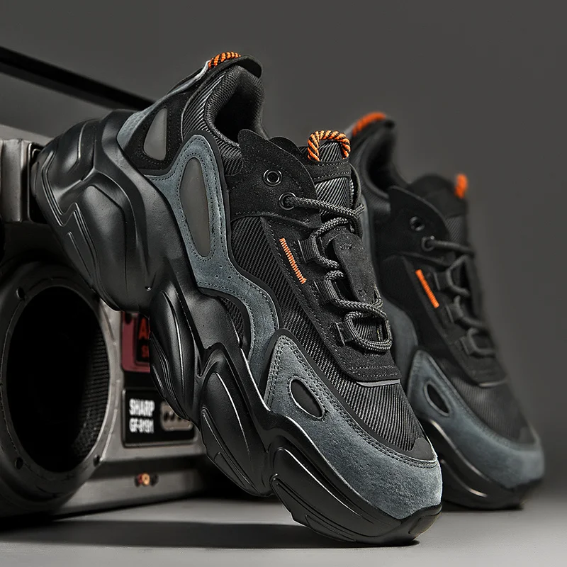 

2021 Hot Selling New Design Fashion Trend Triple S High Quality Men Genuine Leather Sneaker