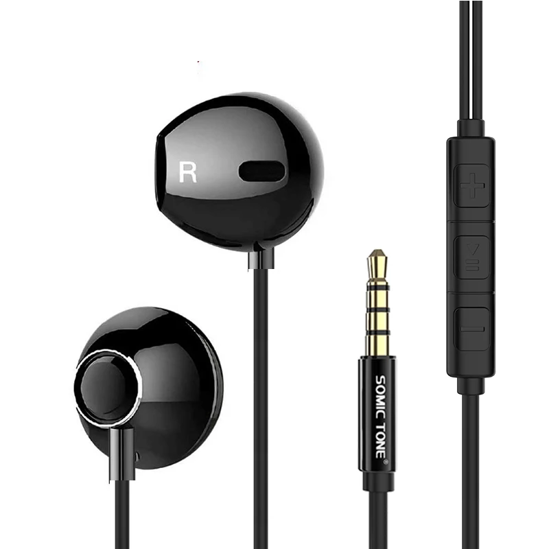 

SOMICTONE Original HiFi Sound Earbuds in Ear Headphones Hands Free Phone Call Wired Earphone