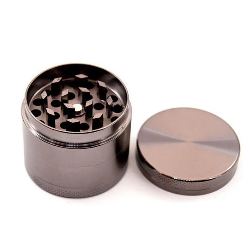 

Custom Logo Metal Mini Smoking Marijuanna Accessories Herbal Tobacco Weed Grinder, Silver/custom color