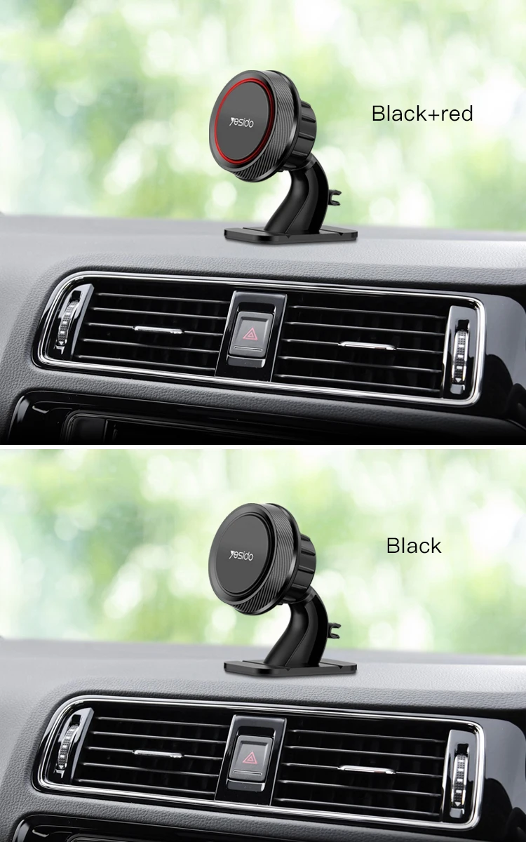 Yesido Wholesale Mini Mobile Phone 4Pcs Magnets Mount Bracket Universal Magnetic Car Phone Holder