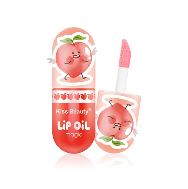 

Lipstick capsule Lip Repair Long Lasting Waterproof Moisturizing Peach Magic Color Changing Lip Gloss