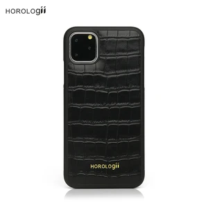 Apple iPhone 11 Leather Case Crocodile Pattern