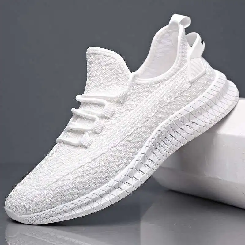 

Knitting Fabric Men Casual Sneakers Breathable Sport Shoes Sneakers For Men Men's Running Shoes Zapatillas Zapatos Schuh scarpa