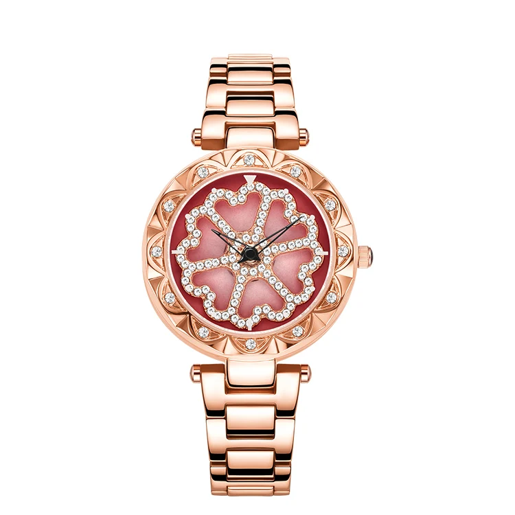 

Elegant Temperament Woman Watch Magnetic Ladies Steel Band Custom Watch