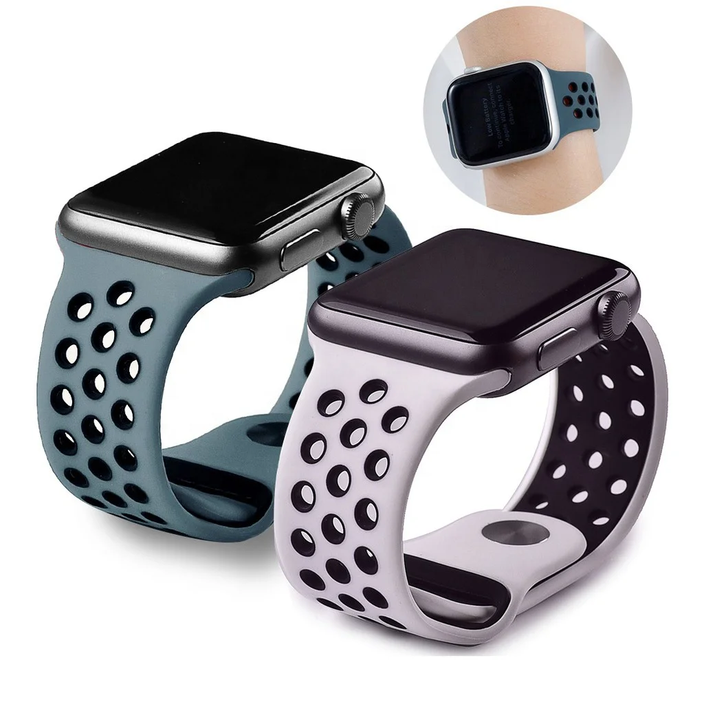 

Smart Watch Band Silicone Colorful for Apple Watch Band Series 6/5/4/3/2 Watch Strap, 42 colors