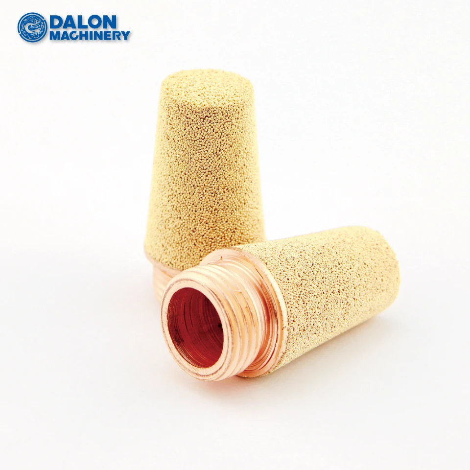 
BSP G NPT PT thread SC 1/8 bronze muffler pneumatic air silencer with brass thread 