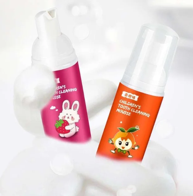 

Kids tooth care toothpaste for children fruitly flavored portable cleaning toothpaste