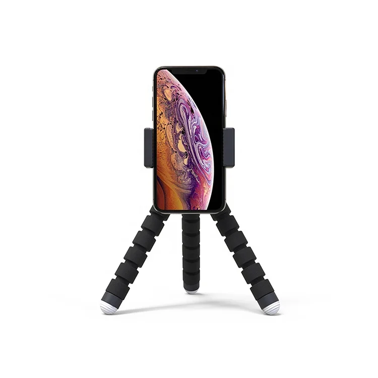 

High Quality Cheapest Gorillapod Flexible Octopus Shape Sponge Selfie Mini Micro Phone Holder Tripod For Camera, Accept customized color