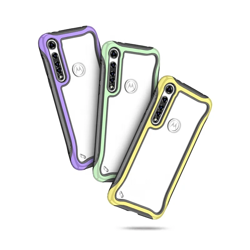 

OEM & ODM Accept Slim Hybrid full protective Phone Case For Moto G8 Plus, Multi-color, can be customized