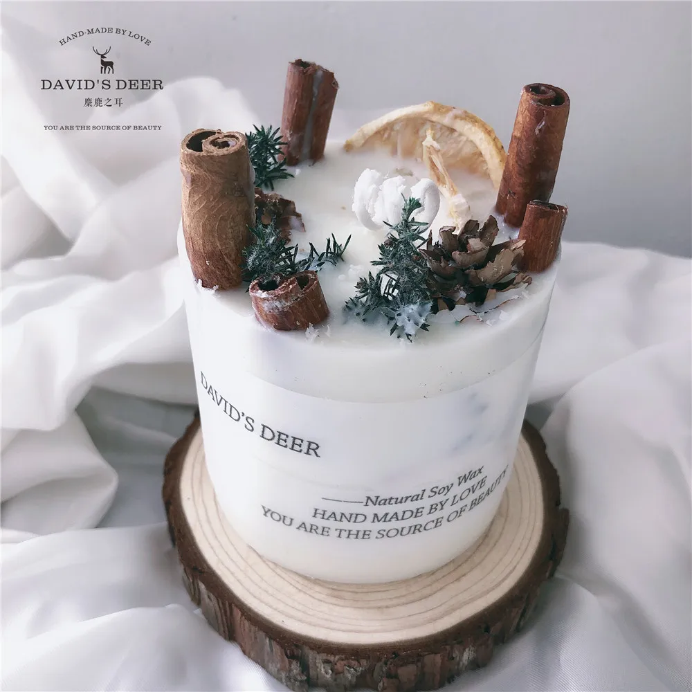 
botanical candles crafty soy wax scented candle flower candle gift box 