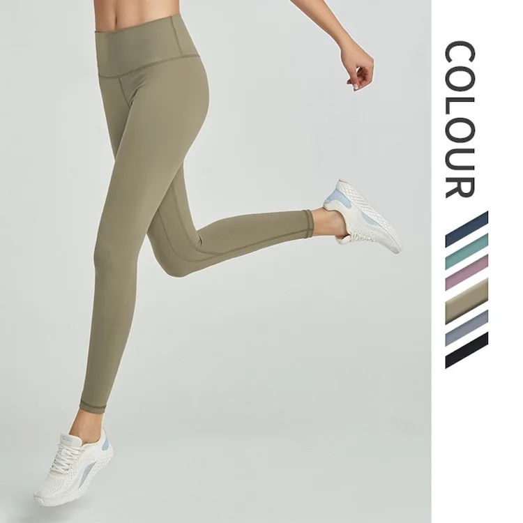 

7/8 Length Blank Summer Running Leggings For Girls In Stock, Bespoke High Waist Yoga Pants Butt Lift Training Tights Legging, 9 colors in stock for choosing