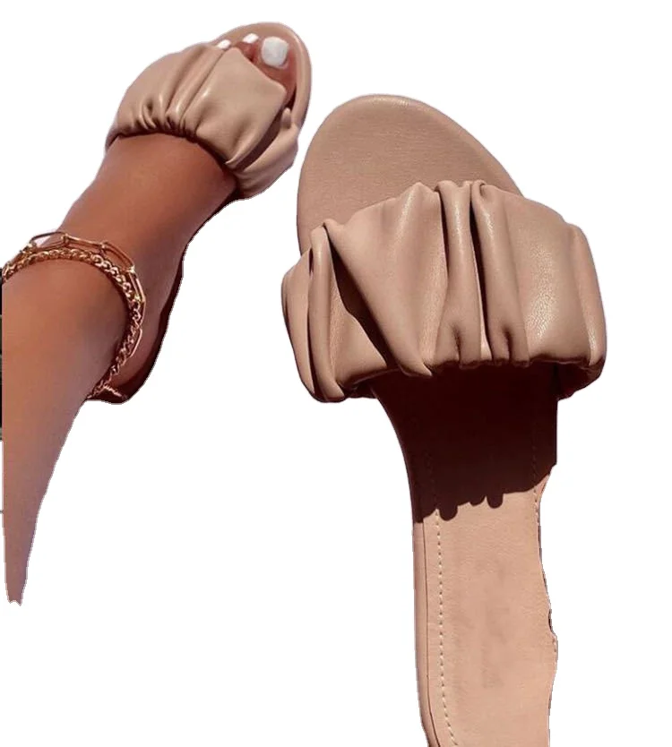 

New arrival female ladies anti slip summer trendy flat slippers and sandals shoes comfort casual for women fashion 2021