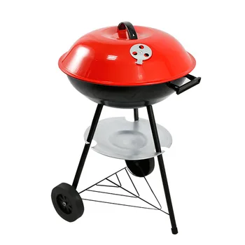 

Professional apple series mini charcoal barbecue grill portable round bbq grill