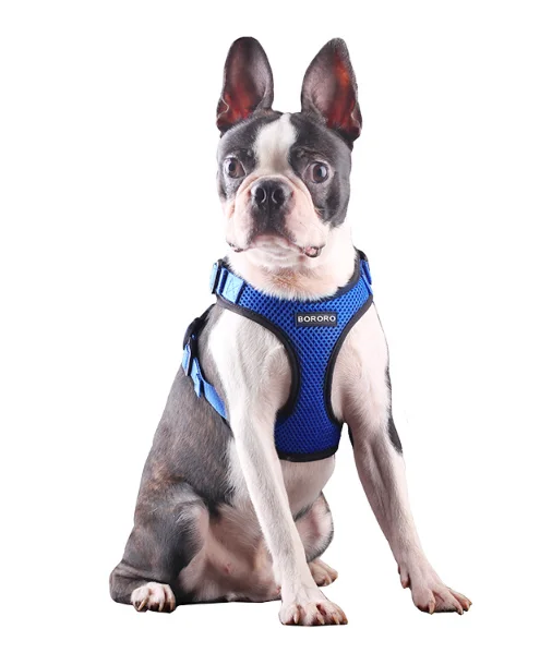 

2021 Hot Reflective Adjustable Soft Padded Pet Vest Service Pet Dog Harness