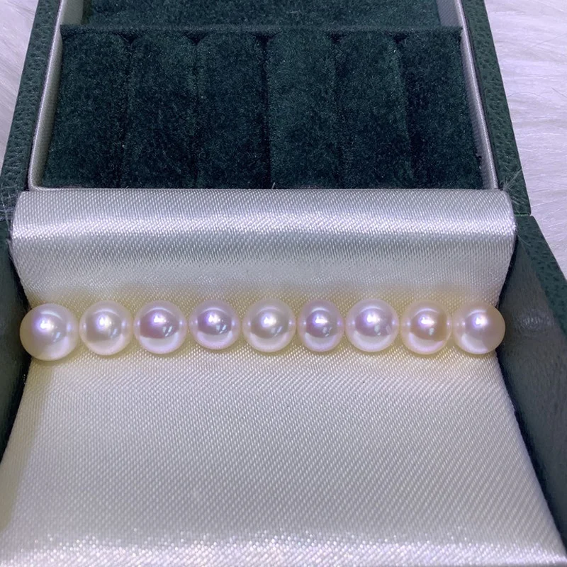 

good Luster 8-11.5mm 3A 4A full perfectly round real fresh water half drilled half hole freshwater loose pearl