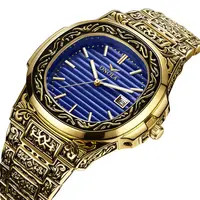 

RTS New Design ONOLA Men's Luxury Vintage Carving Waterproof Quartz Wrist Watches Men