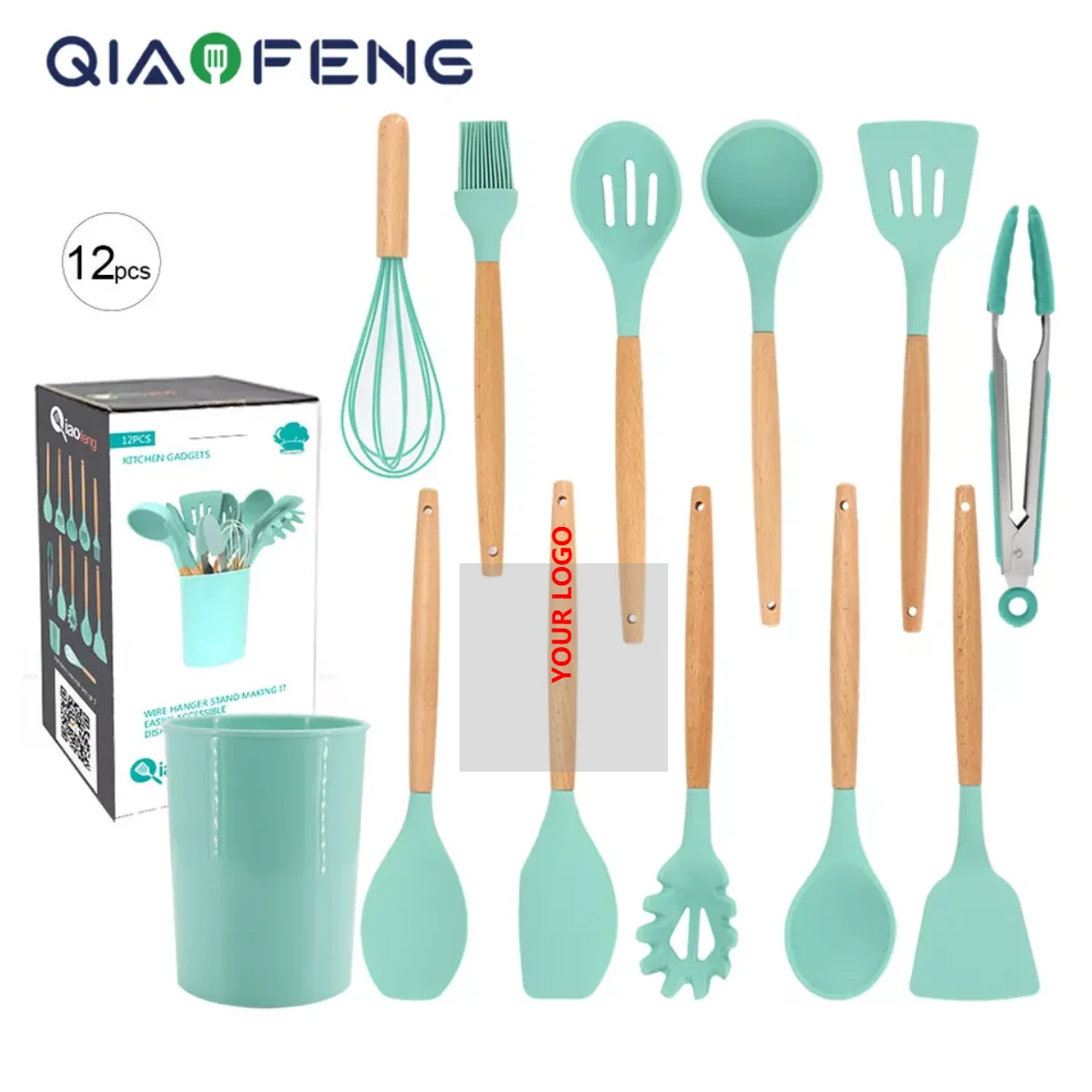 Amazon Hot Seller Silicone Kitchen Utensils Set Of 12pcs Cooking Tools Kitchenware Buy Silicone Kitchen Utensils Set Kitchen Utensils Set Silicone Kitchen Utensils Product On Alibaba Com