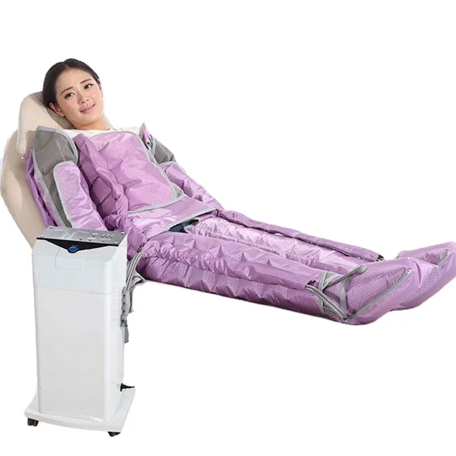 

Best Device 3 In 1 Infrared Lymphatic Drainage Boots Legs Lymph Drainage Apparatus Massage Suit Slimming Machine Pressotherapie, Blue, grey, orange, purple