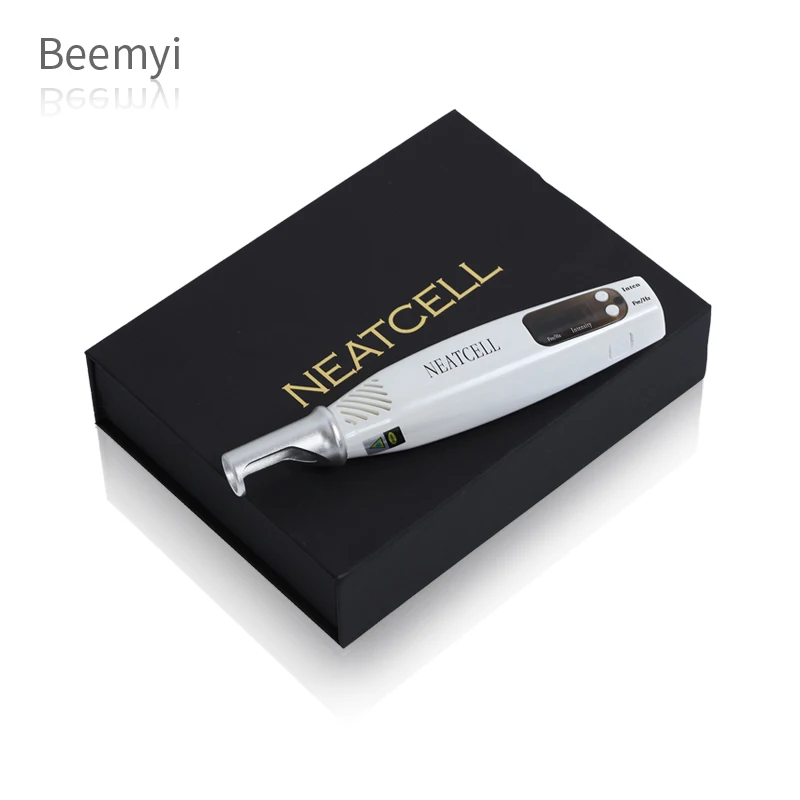 

Skin Care Beauty Instrument Handheld laser Picosecond Beauty Care Pen Tattoo Scar Mole Dark Spot Skin Pigment Remover Device, White