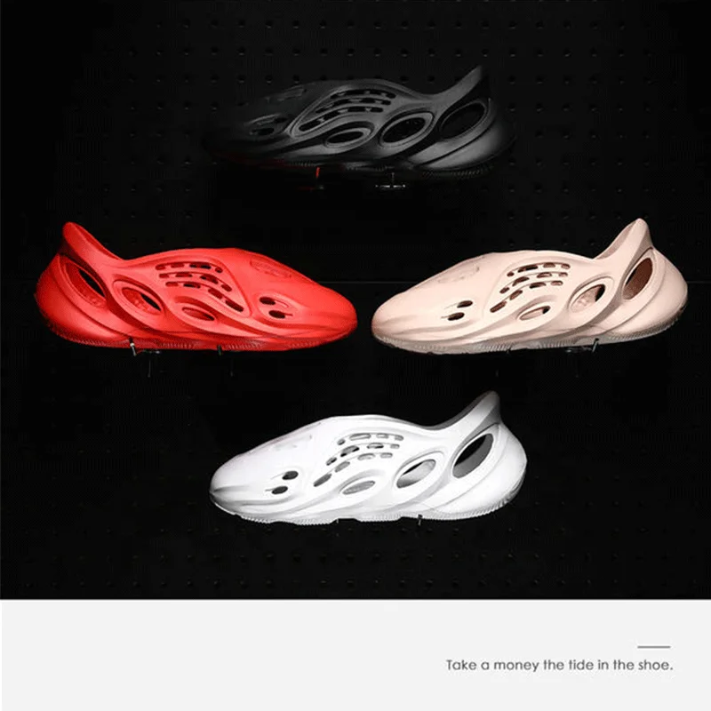 

Drop shipping men slippers yeezy slide slippers shoes colorful for womens and ladies