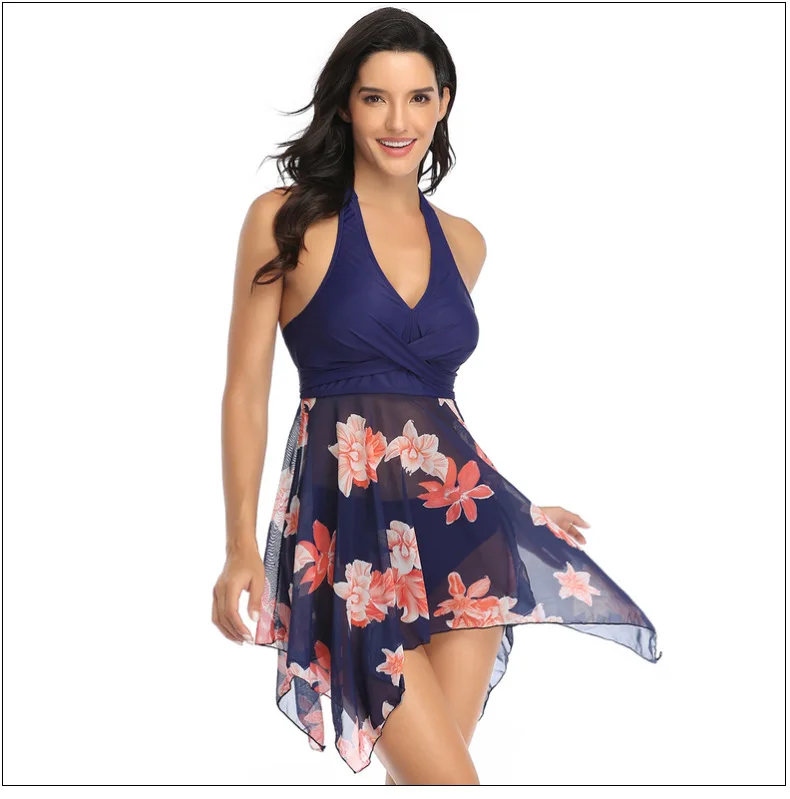 

Swim Skirt Dress 2022 Hot Sale Women One Piece Tummy Control Slimming Bathing suit
