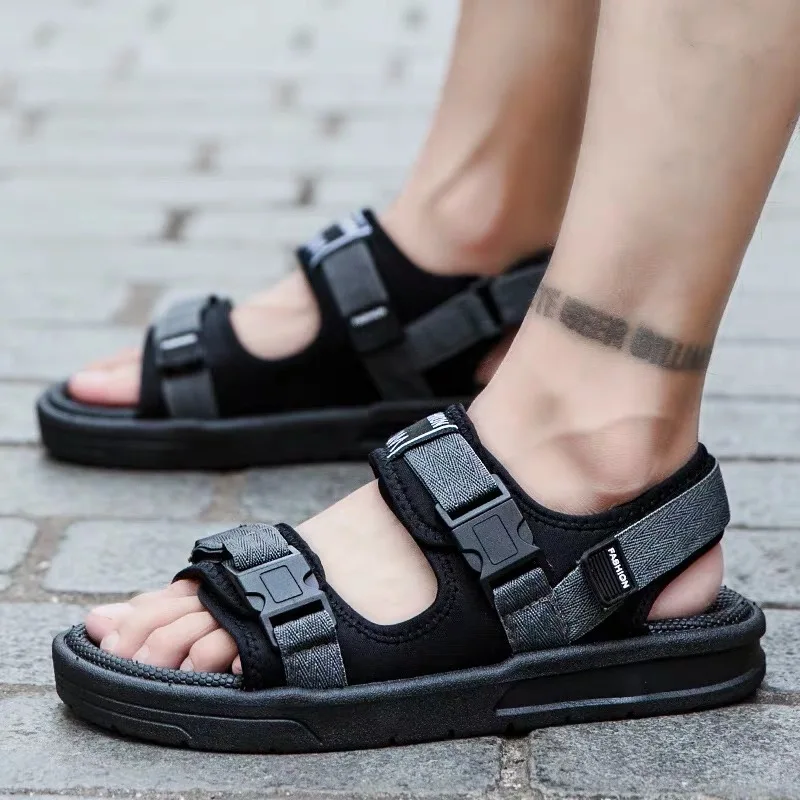 

Hot Style Fashion Webbing Sport Sandals Men Outdoor Sandals, Black&white,red& black,grey&black