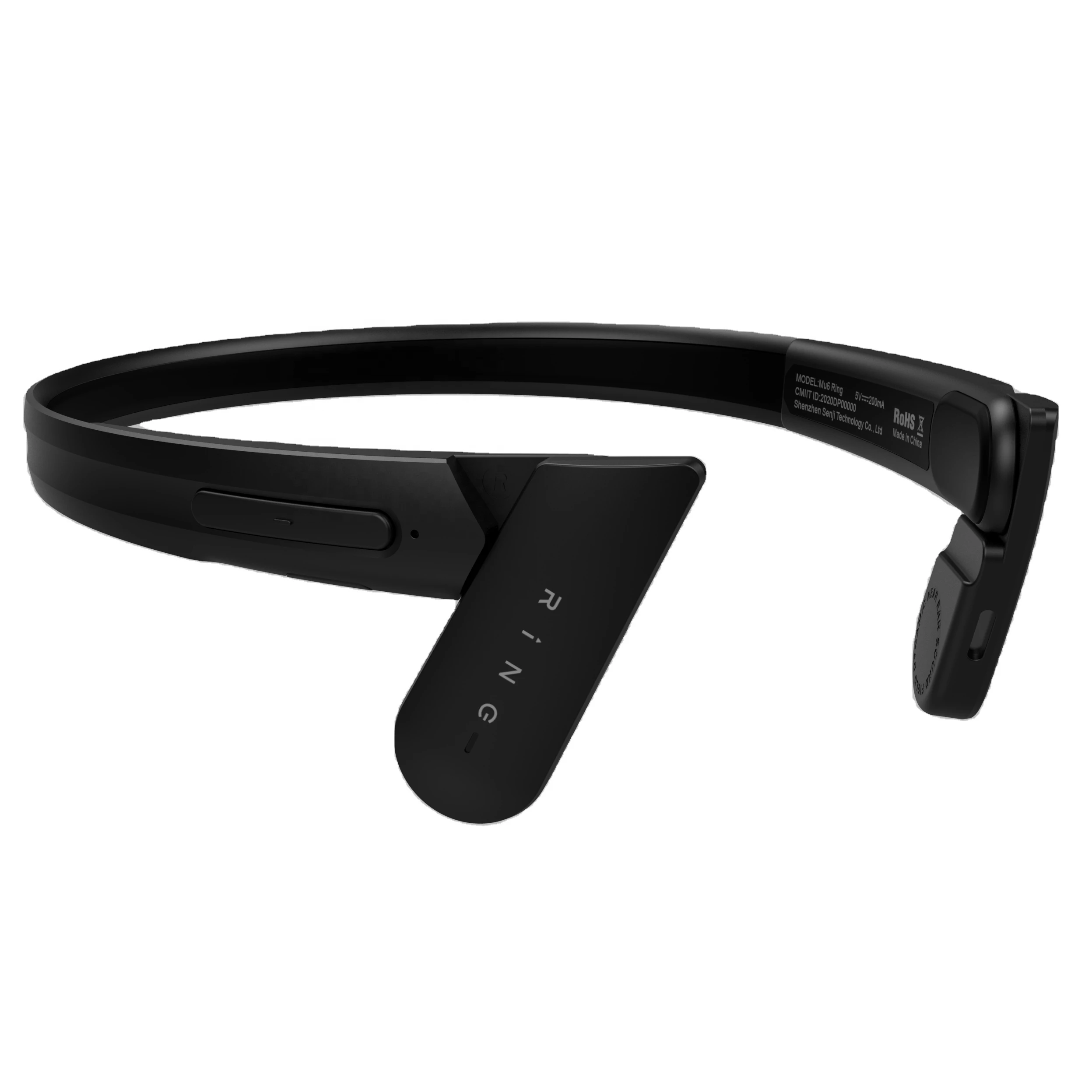 

Mu6 Ring Open-ear wireless air conduction headphones sweat proof blueteeth sports earphone for running/cycling/fitness