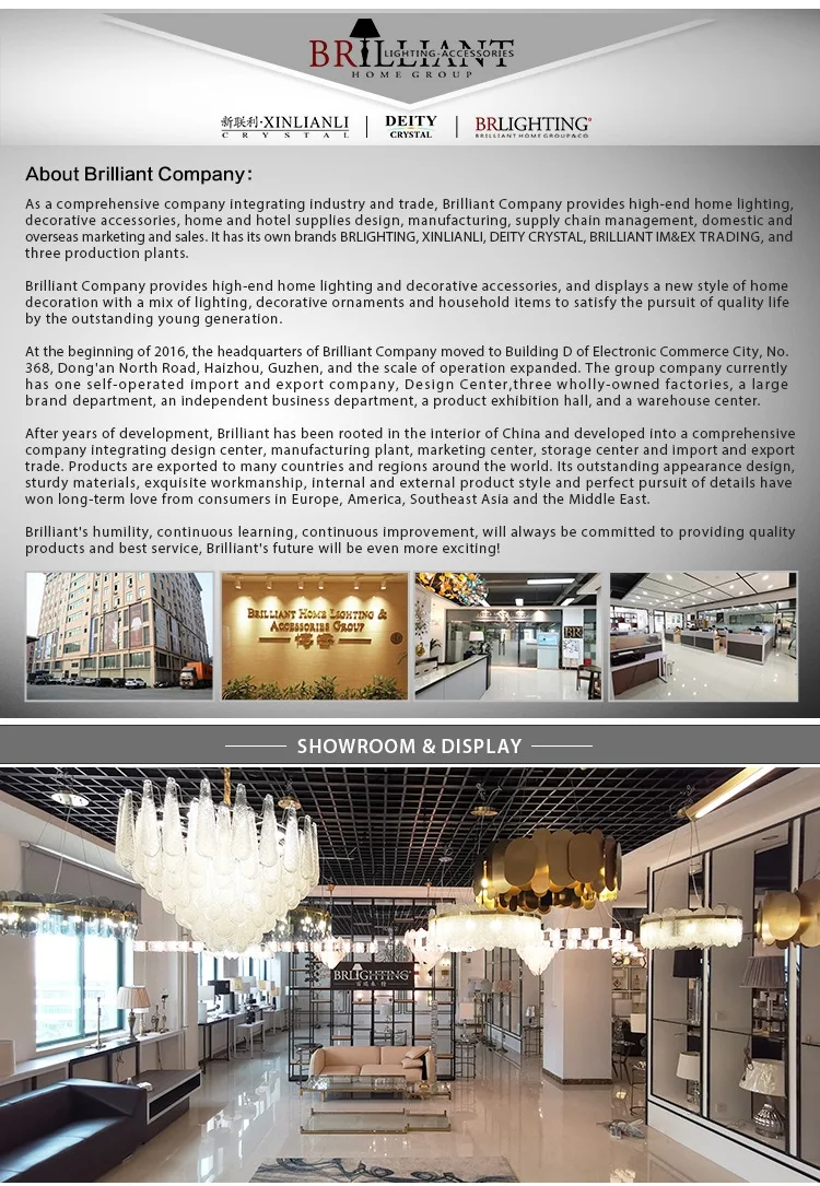 Luxury  restaurant modern decoration round circular crystal led chandelier